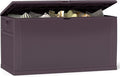 ZYJOYY 125 Gallon Resin Deck Box, Weatherproof Outdoor Storage Box by ZYJOYY