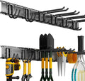 Garage Wall Organizer Wall Mount, 48inch Heavy Duty Garden Tool organizer by CRXCRC