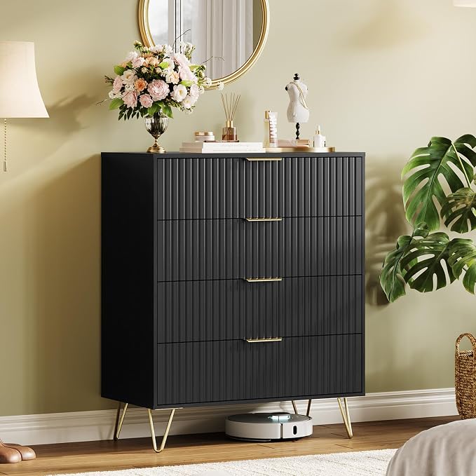 Garvee Fluted Dresser for Bedroom by Garvee