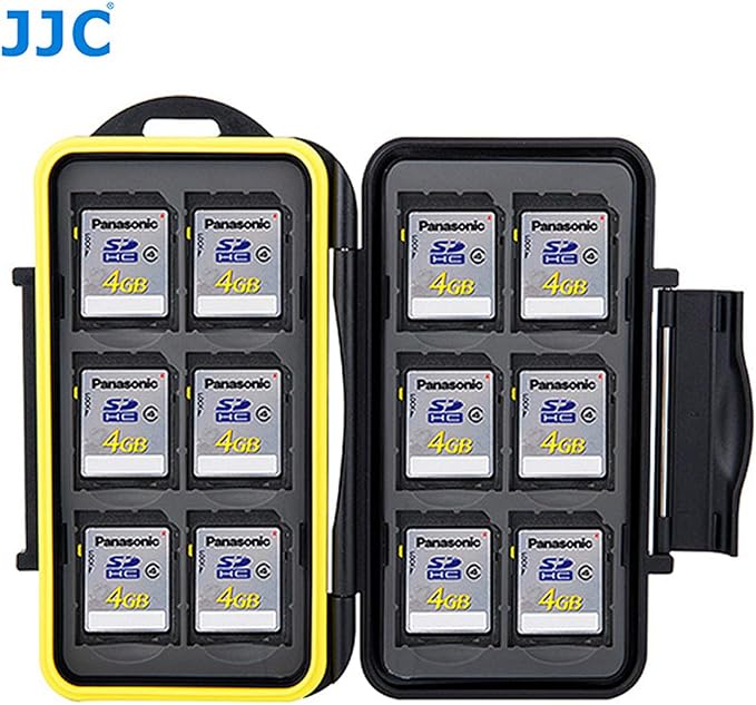 JJC MC-SD12 Ruggard SD Card Case, Shockproof SD Card Case, Water-Resistant SD - Image 6