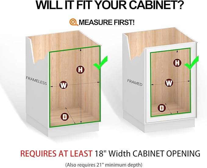 Cabinet Pull Out Shelves, Heavy-Duty Premium Collection Slide Out Shelves - Image 5