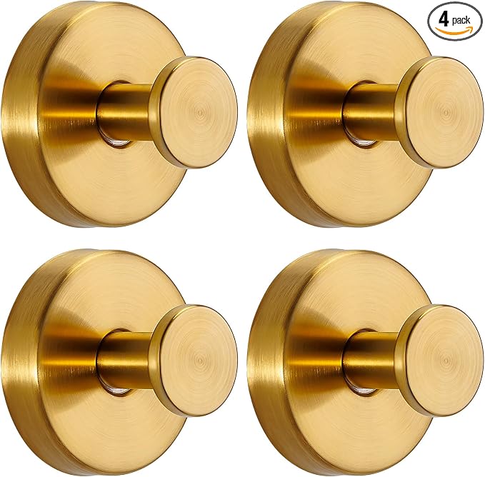 Suction Cup Hooks for Shower No-Drill Bathroom Hooks for Towels, Loofah by Fenas