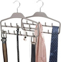 FairyHaus Belt Hanger Organizer 2 Pack, Non Slip Tie Rack Holder, Durable by FairyHaus