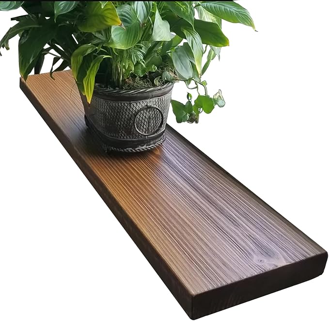 joelsantiques 48 Inch Wooden Floating Shelves - Image 4