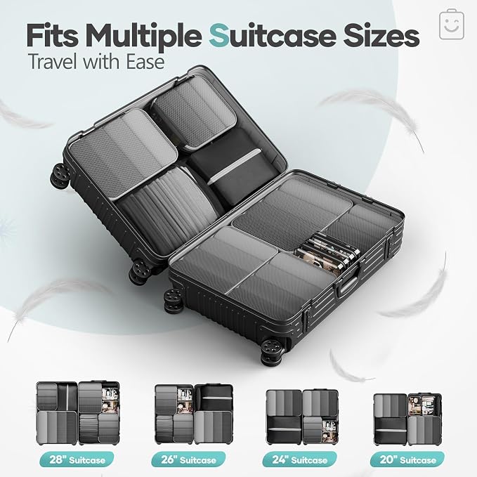 Veken 11 Set Compression Packing Cubes - Image 8