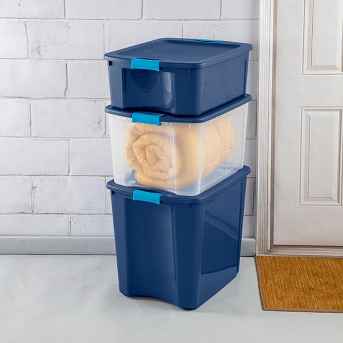 Sterilite 18 Gal Latch and Carry, Stackable Storage Bin - Image 5