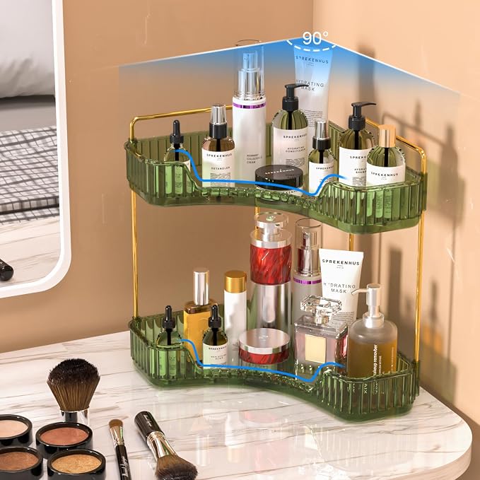 GTI 2 Tier Bathroom Counter Organizer, Makeup Organizer Perfume - Image 6