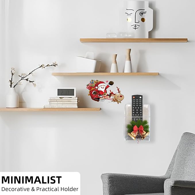 Acrylic Remote Holder Wall Mount Phone Holder - Image 5