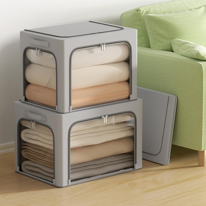 CYhom 3Pack Clothes Storage Bins - Image 9