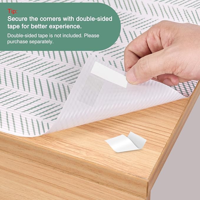 Glotoch Premium Non Slip Shelf Liner, Non-Adhesive Drawer Liner, Waterproof - Image 4
