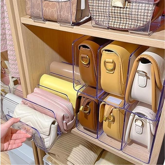LUGUNU Clear Acrylic Purse Organizer - Image 5