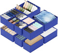SpaceAid Drawer Organizer for Clothes, 12 Pack Dresser Drawer Organizer Bins by SpaceAid