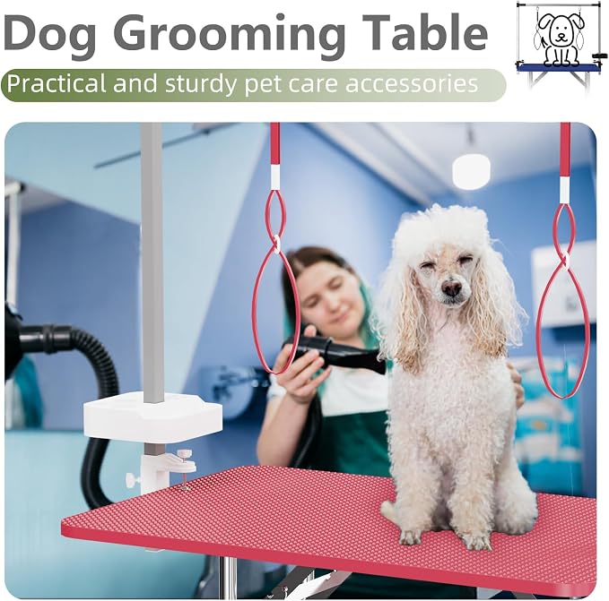 VFK 36''/47''Large Dog Grooming Table, Foldable Pet Station at Home, Dog - Image 3