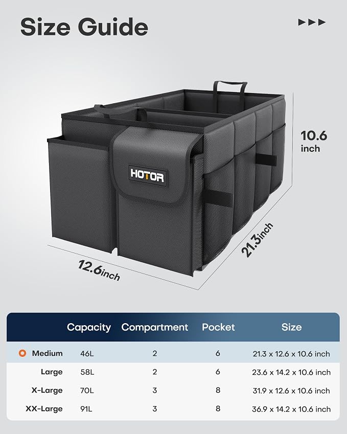 HOTOR Trunk Organizer - Image 3
