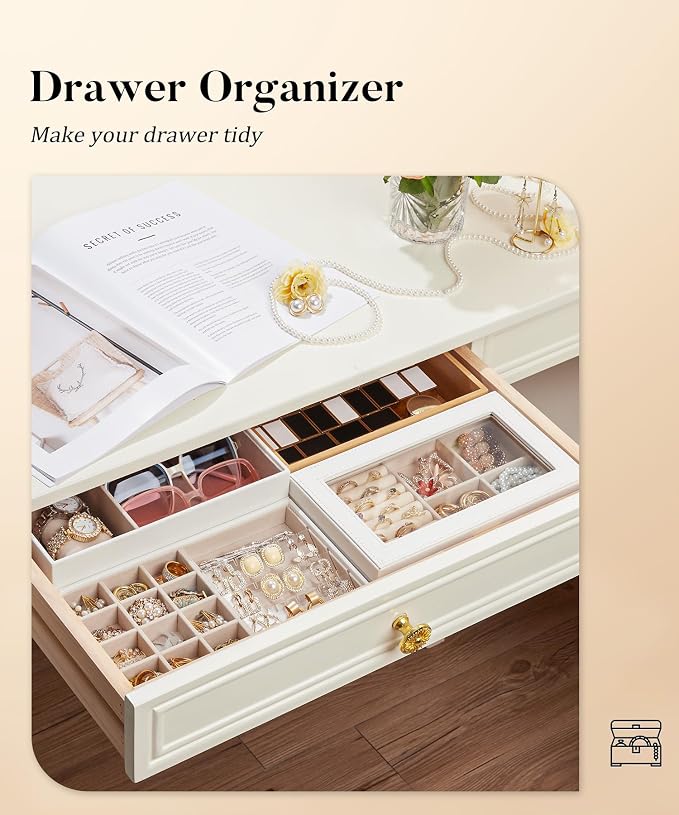 Homde Jewelry Tray Stackable Jewelry Box - Image 6