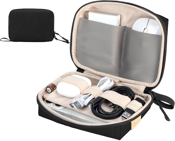 SIMTOP Electronics Organizer Cord Organizer Travel, Small Tech Bag by SIMTOP