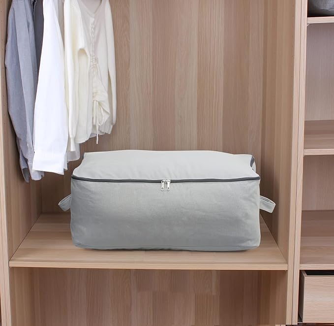 Omygarden Ultra Thick Fabric Clothes Canvas Storage Bag Foldable Closet - Image 5
