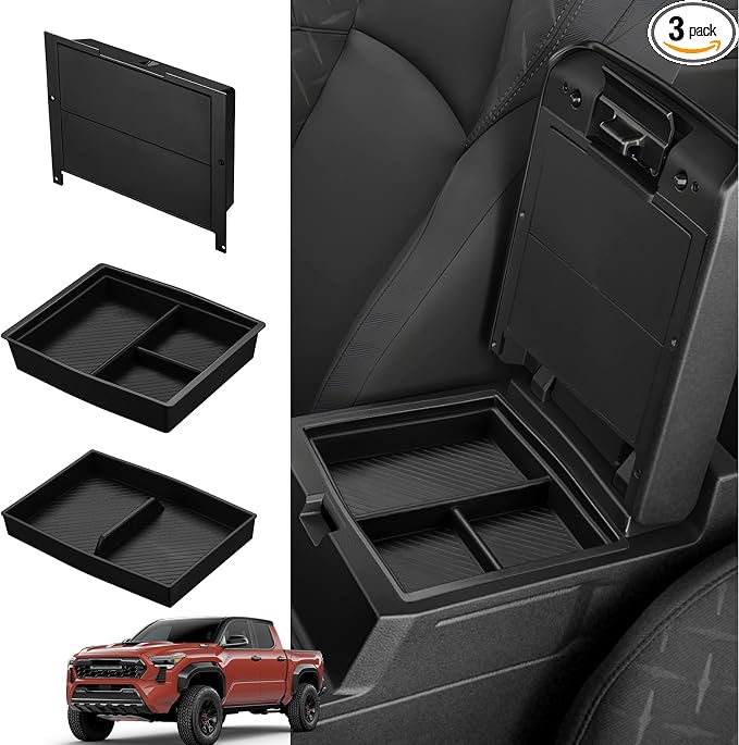 Ecarzo 3PCS Center Console Organizer by EcarzoDirect
