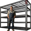 68" Wide Heavy Duty Garage Shelving Units, 5-Tier Deep Storage Shelves by SKZNSA