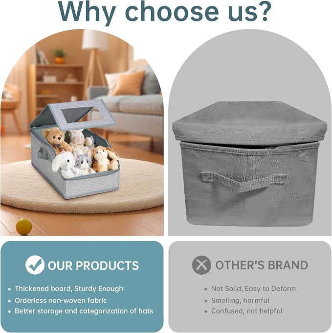 luckin smile Hat Organizer for Baseball Caps - Image 5