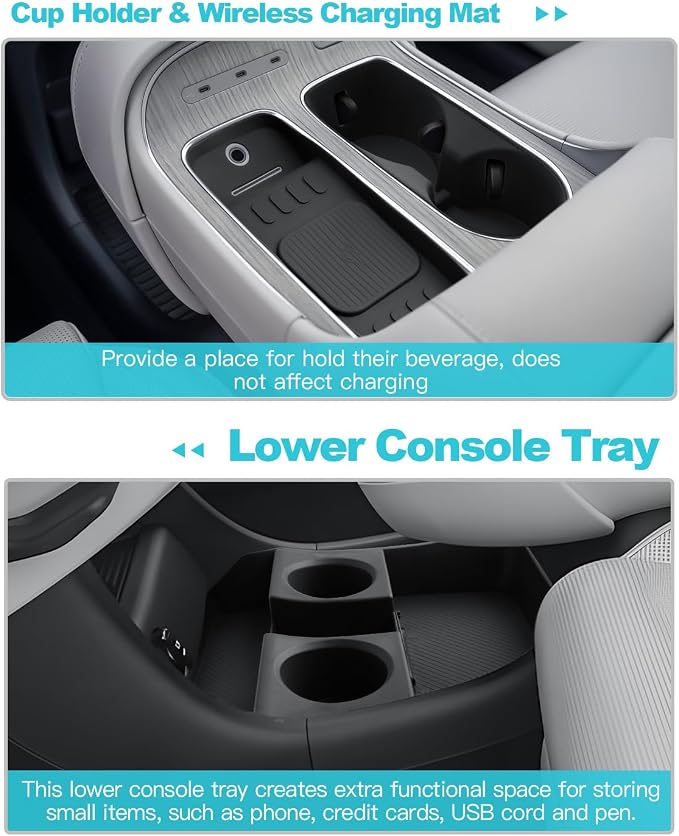 CDEFG 3Pcs for 2026 Hyundai Palisade Center Console Organizer, for 2026 Hyundai - Image 3