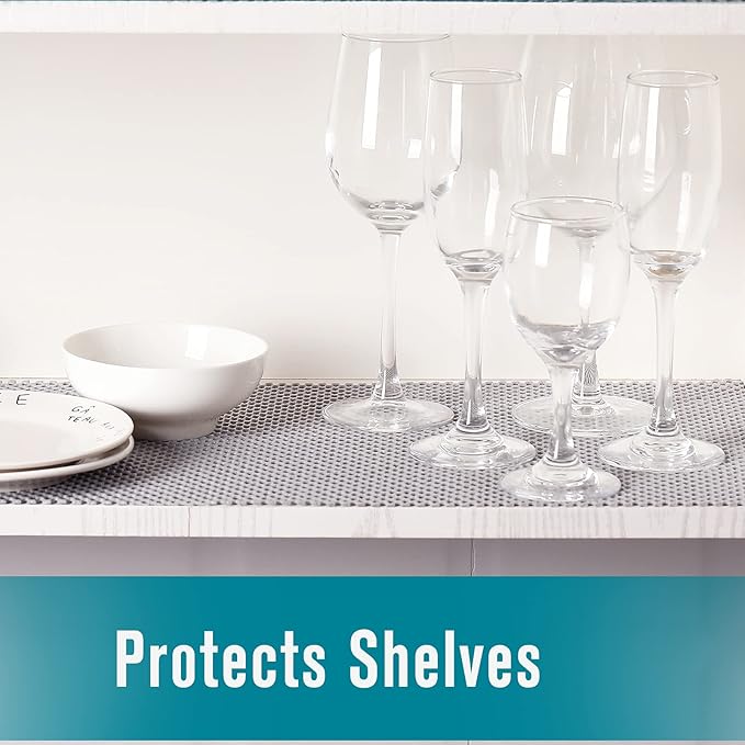 Drawer Shelf and Cabinet Liner, Thick Strong Grip, Non-Adhesive Liners Protect - Image 3