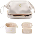 Women Birthday Gifts, Initial Large Makeup Bag, College Essentials by Vogewood
