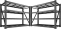 Bepatio 8000LBS Garage Shelving Heavy Duty, Adjustable Utility Shelves by Bepatio