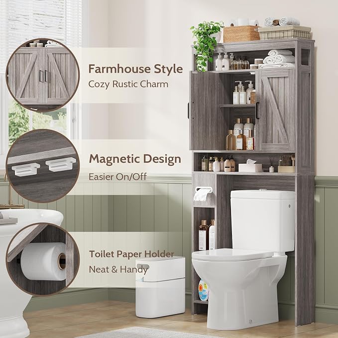 Over The Toilet Storage Cabinet - Image 6