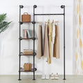 Industrial Pipe Clothing Rack by EDCB