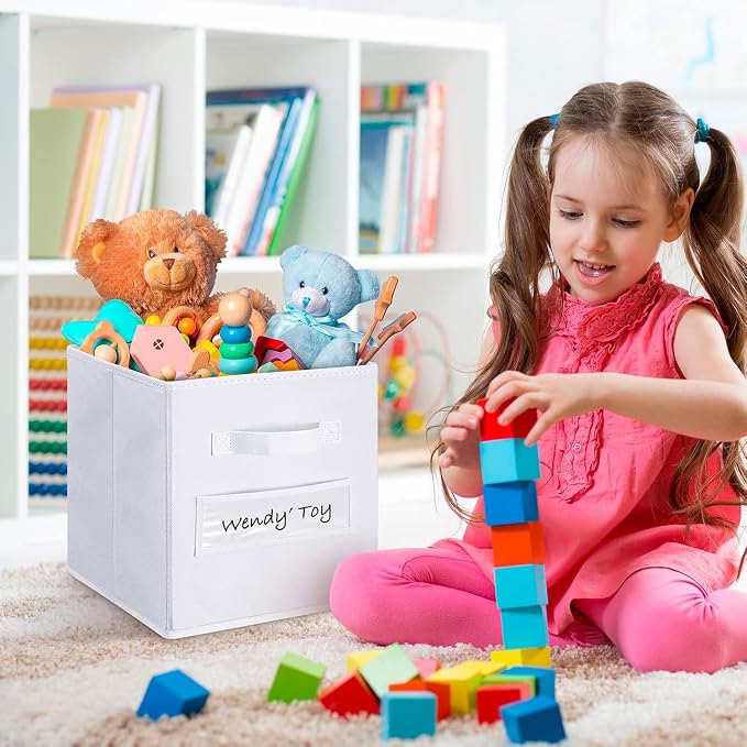 artsdi 13x13x13 storage cube bins Fabric storage cubes - Image 5