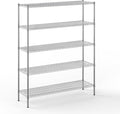 18" Deep x 60" Wide x 74" Height Wire Shelving Kit | 5-Tier | NSF Commercial by Regal+Altair