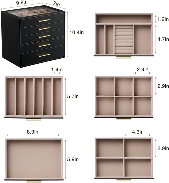 pickpiff Jewelry Box Organizer Case - Image 6