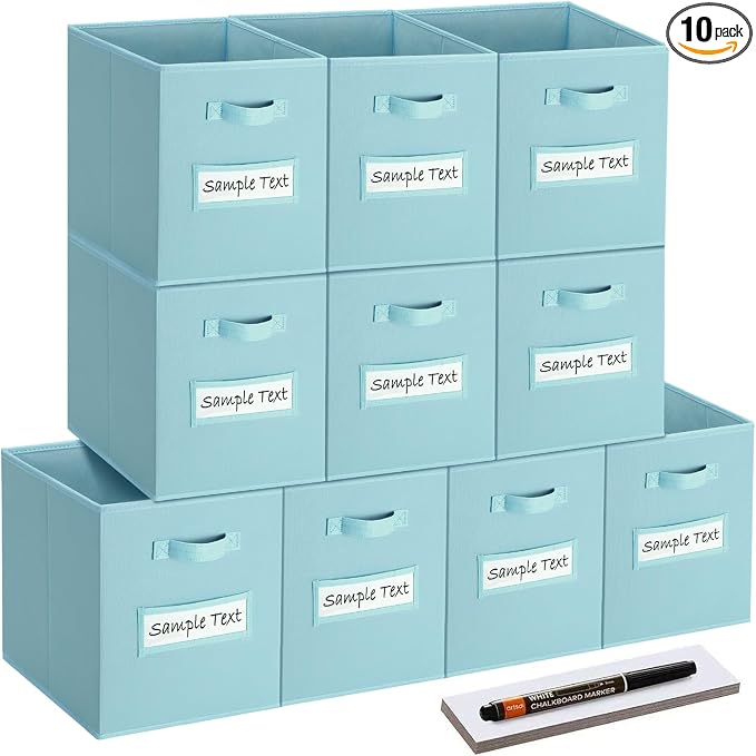 artsdi 13x13 storage cube bins Foldable Fabric storage cubes by Artsdi