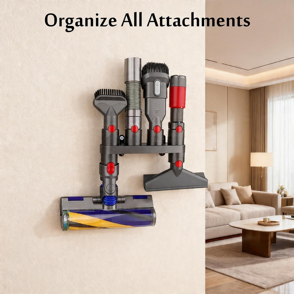 RTop Attachments Holder Compatible with Dyson Gen5 V15 V12 V11 V10 V8