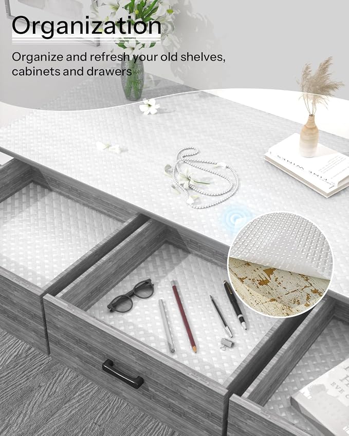 Shelf and Drawer Liner for Kitchen Cabinet, Non-Adhesive 12in x 360in - Image 5