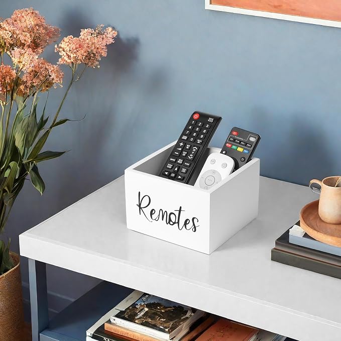Wood Remote Control Holder, TV Remote Control Organizer - Image 7
