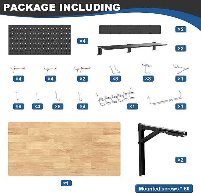 Ultrawall Wall Mounted Workbench - Image 2
