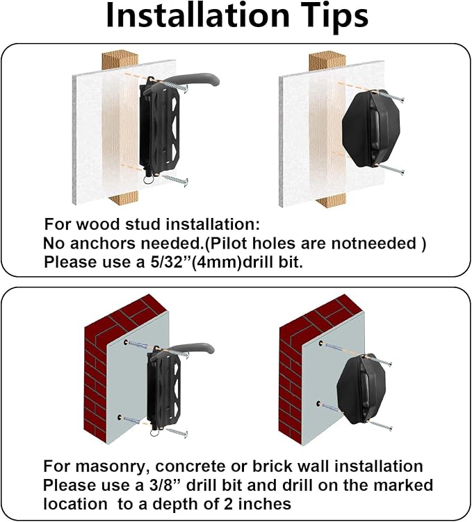 QAQ Swivel Bike Wall Mount, Vertical Bike Rack Garage Holds Up to 66lbs - Image 4