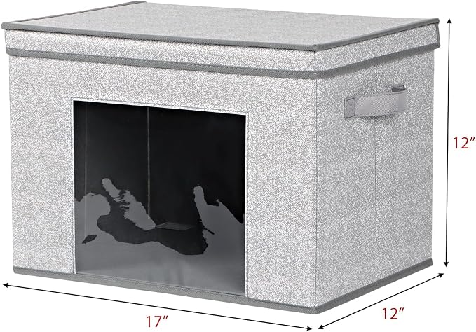 Univivi Foldable Fabric Storage Boxes Large Storage Bins - Image 2