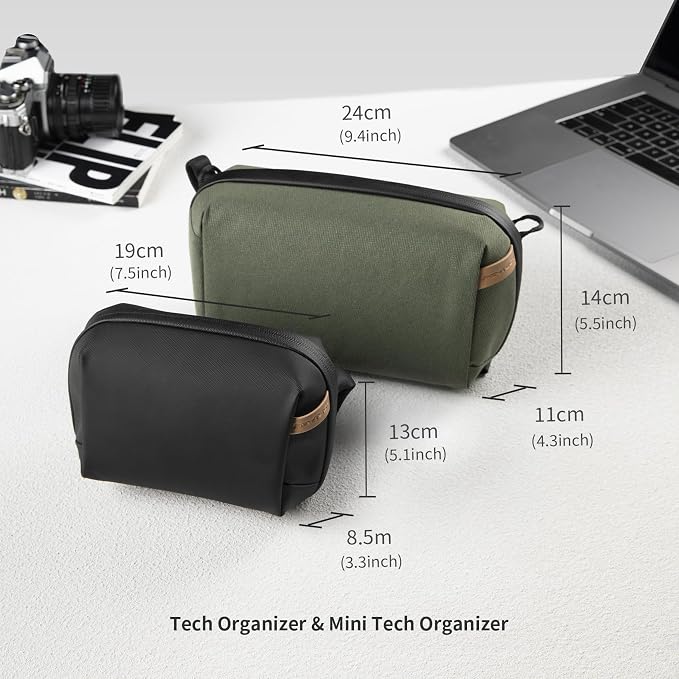 PGYTECH Mini Travel Tech Organizer, Waterproof Tech Pouch, Electronics - Image 4