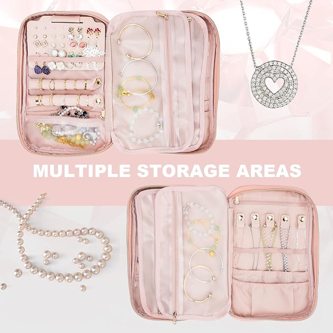 emissary Jewelry Organizer Case Travel Jewelry Storage Bag - Image 3