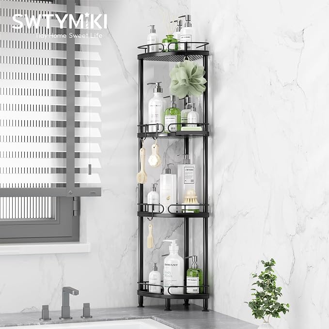 SWTYMIKI Corner Shower Caddy Standing - Image 3