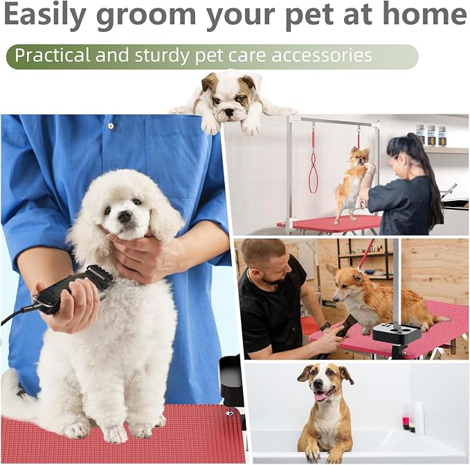 VFK 36''/47''Large Dog Grooming Table, Foldable Pet Station at Home, Dog - Image 2