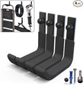 4 Pack Garage Storage Hooks, Ladder Hangers, Steel Wall Mount Hooks, Utility by SunVFaFa