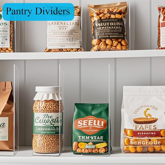 Shelf Dividers for Closet Organization: 12" Tall x 10" Deep Acrylic Closet - Image 4