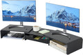 Dual Monitor Stand Riser with Drawer, Computer Stand by RefinedOfficeEasyManagemen