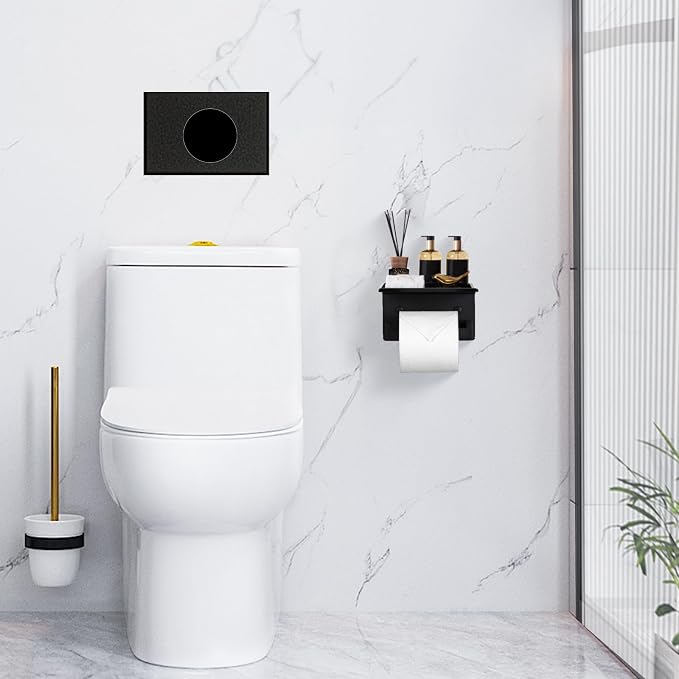 LANC Matte Black Toilet Paper Holder - Image 8