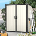 Aoxun Outdoor Storage Shed 5 x 3FT, Resin Shed by Aoxun