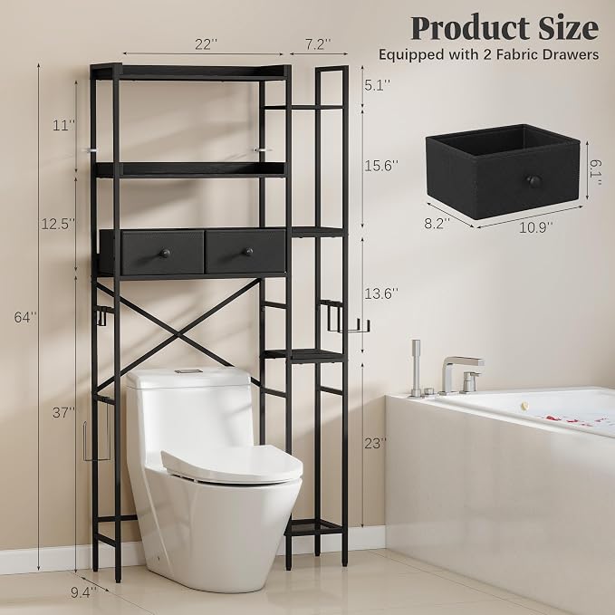 Over The Toilet Storage Shelf - Image 2